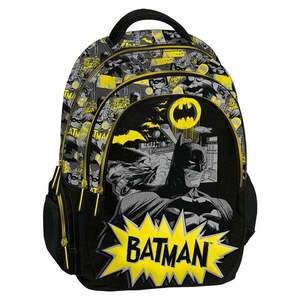 Imagine Ghiozdan cu 3 compartimente, Graffiti, Batman