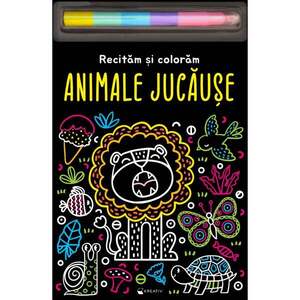 Imagine Recitam si coloram, Animale jucause