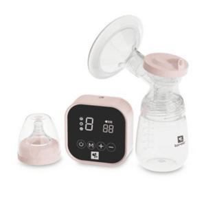 Imagine Pompa de san electrica, Lorelli Lea, 4 moduri de operare, functie masaj, 9 niveluri de aspiratie, 180 ml, Pink