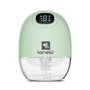 Imagine Pompa de san electrica portabila, Lorelli Alice, hands free, 3 moduri de operare, functie masaj, 9 niveluri, cu accesorii incluse, 140 ml, Green