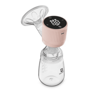 Imagine Pompa de san electrica, Lorelli Lila, 3 moduri de operare, functie masaj, 15 niveluri de aspiratie, 180 ml, Pink