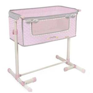 Imagine Patut co-sleeper pentru papusi, reglabil pe inaltime, DeCuevas, Sophie, Roz