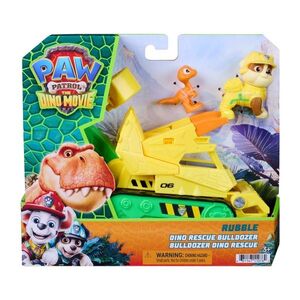 Imagine Vehicul de salvare cu figurina, Paw Patrol, Dino Rescue Bulldozer, Rubble, 6075771