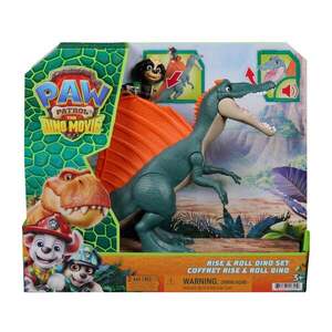 Imagine Set de joaca dinozaur si figurina, Paw Patrol, Rise and Roll Dino, 6076188