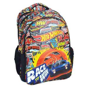 Imagine Ghiozdan cu 2 compartimente, Hot Wheels, Race to Win