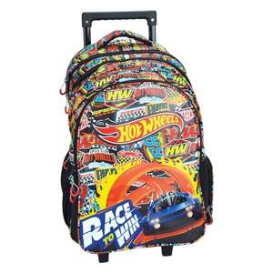 Imagine Ghiozdan tip troler cu 3 compartimente, Hot Wheels, Race to Win