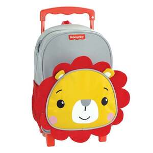 Imagine Ghiozdan de gradinita tip troler cu 1 compartiment, Fisher Price, Leo