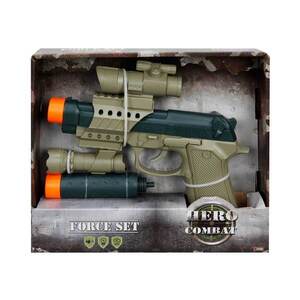 Imagine Arma militara cu sunete si lumini, Hero Combat