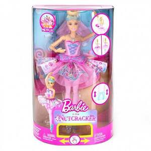 Imagine Papusa Barbie in The Nutcracker, Clara balerina, JLW53