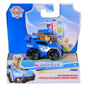 Imagine Vehicul cu figurina, Paw Patrol, Pup Squad Racers, Chase, 20155051