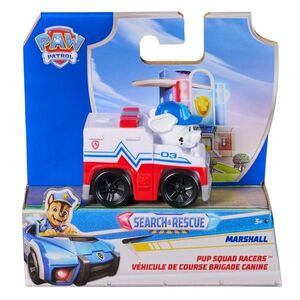 Imagine Vehicul cu figurina, Paw Patrol, Pup Squad Racers, Marshall, 20156335