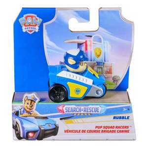 Imagine Vehicul cu figurina, Paw Patrol, Pup Squad Racers, Rubble, 20156337