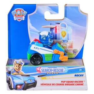 Imagine Vehicul cu figurina, Paw Patrol, Pup Squad Racers, Rocky, 20156338