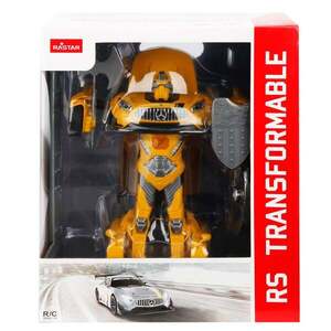 Imagine Masina transformabila cu telecomanda, Rastar, Mercedes AMG GT3, 1: 14, Galben