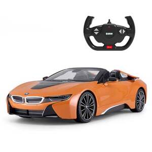 Imagine Masina cu telecomanda, Rastar, BMW I8 Roadster, 1: 12, Portocaliu