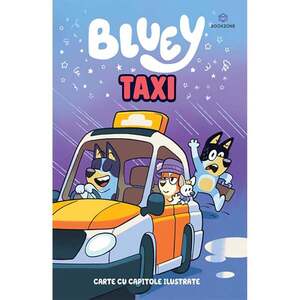 Imagine Carte cu ilustratii, Bluey, Taxi