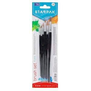 Imagine Set pensule pictura Starpak, 6 buc