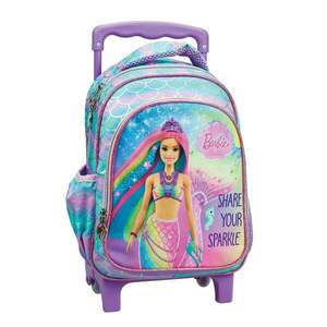 Imagine Ghiozdan tip troler cu 1 compartiment, Barbie, Fantasy