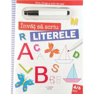 Imagine Invat sa scriu, Literele, Scrie, sterge si scrie din nou
