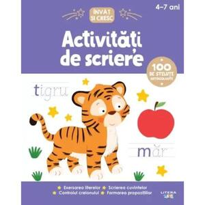 Imagine Invat si cresc, Activitati de scriere