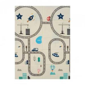 Imagine Covor joaca pliabil din spuma, U-Grow, 180 x 120 x 1 cm, Circuit