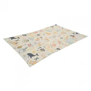 Imagine Covor joaca pliabil din spuma, U-Grow, 180 x 120 x 1 cm, Alfabet