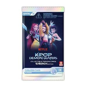 Imagine Set 8 cartonase colectibile, K-Pop Demon Hunters, Energy Edition, Seria 1
