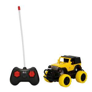 Imagine Mini masinuta cu telecomanda si prelata, Suncon, 1: 43, Galben