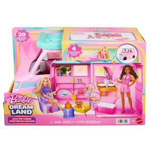 Imagine Set de joaca in rulota Barbie, Dream Land, Road Trip Camper, JMK45