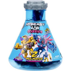 Imagine Set 2 figurine, Mr Beast Lab Hibrids, W2, Hyper Fusion, Shark Vs Banana-Man