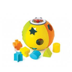 Imagine Jucarie pentru bebelusi, B Kids, minge de sortat forme geometrice