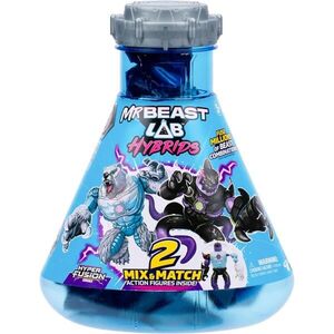 Imagine Set 2 figurine, Mr Beast Lab Hibrids, W2, Hyper Fusion, Liger Vs Polar Bear