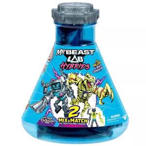 Imagine Set 2 figurine, Mr Beast Lab Hibrids, W2, Hyper Fusion, Lab-Bot Vs Gid Skeleton