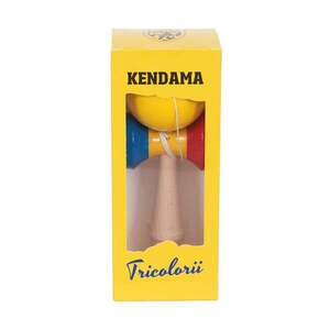 Imagine Jucarie de indemanare, din lemn, FRF, Kendama, Tricolorii