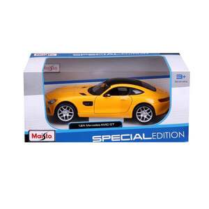 Imagine Masina din metal, Maisto, Mercedes - AMG GT, 1: 24, Galben
