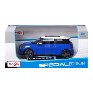 Imagine Masina din metal, Maisto, Mini Cooper SE J01, 1: 24, Albastru