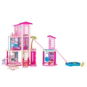 Imagine Set casa de papusi Barbie Dream Land, Dreamhouse, 65 piese, JKG84