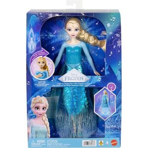 Imagine Papusa cu lumini si sunete, Disney Frozen, Elsa Ice Power, JNB97