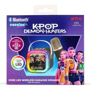 Imagine Boxa wireless cu un microfon, OTL, K-Pop Demon Hunters PopSing, Negru