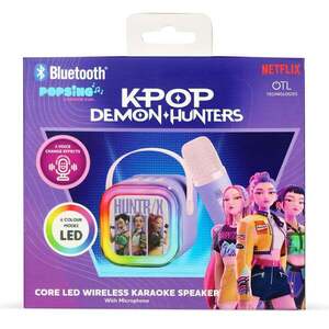 Imagine Boxa wireless cu un microfon, OTL, K-Pop Demon Hunters PopSing, Mov