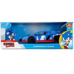 Imagine Masina si figurina, Jada, Sonic the Hedgehog, Lamborghini Veneno, 1: 24