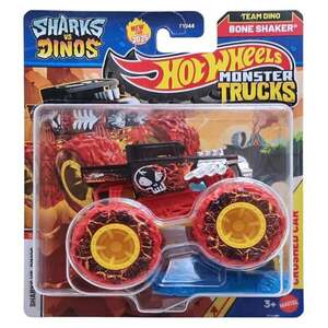 Imagine Masinuta Hot Wheels, Monster Truck, Shark vs Dinos, Bone Shaker, JCD91