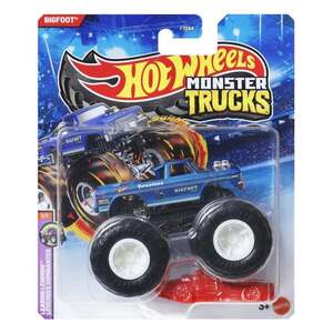 Imagine Masinuta Hot Wheels, Monster Truck, Leading Legend, Crushed Car, BigFoot, JDP91