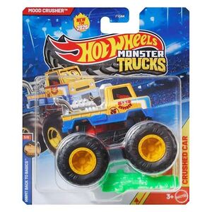 Imagine Masinuta Hot Wheels, Monster Truck, Back to Basics, Crushed Car, Mood Crusher, JHY24