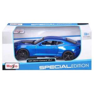 Imagine Masinuta Maisto Chevrolet Camaro Zl1 2017, Blue, 1: 24