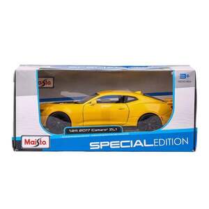Imagine Masinuta Maisto Chevrolet Camaro Zl1 2017, Galben, 1: 24
