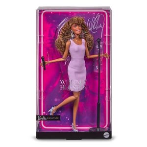 Imagine Papusa cu microfon, Barbie Signature, Whitney Houston, JJY07
