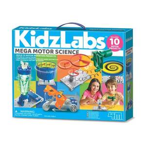 Imagine Mega kit experimente Kidzlabs, 4M, Stiinta motoarelor