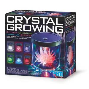 Imagine Kit experimente Kidzlabs, 4M, Cristale luminoase cu suport LED