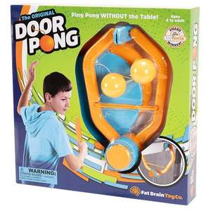 Imagine Joc de ping-pong pentru usa, Fat Brain Toys, pentru 1-2 jucatori, Door Pong